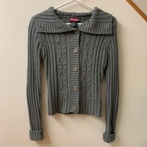 Knit Button Up Cardigan